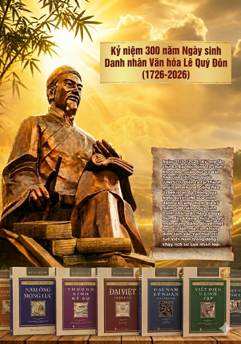 Tuyên truyền kỷ niệm 300 năm Ngày sinh danh nhân văn hóa Lê Quý Đôn