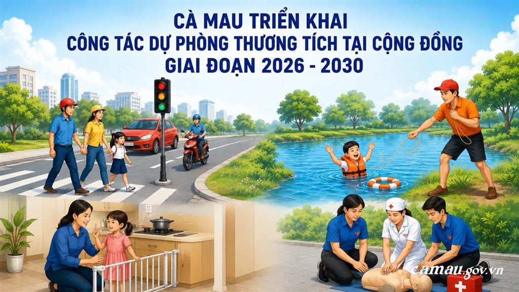 Cà Mau phấn đấu giảm 10 - 15% số ca mắc và tử vong do tai nạn, thương tích