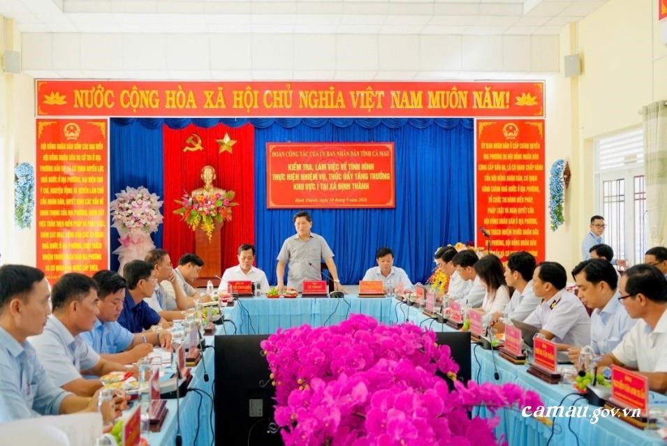 Phó Chủ tịch UBND tỉnh đề xã Định Thành và xã An Trạch phát huy tiềm năng để thúc đẩy tăng trưởng