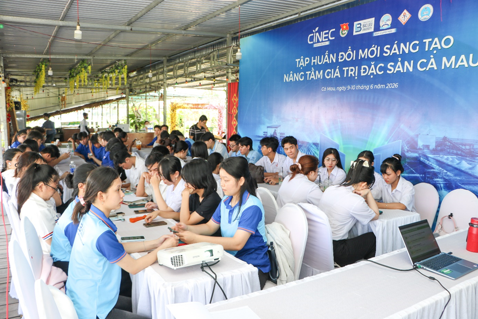 CiNEC tổ chức tập huấn đổi mới sáng tạo nâng tầm giá trị đặc sản Cà Mau