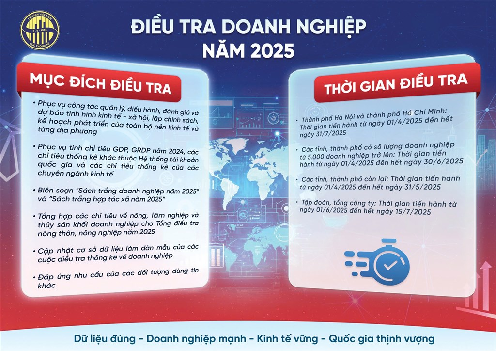 Điều tra doanh nghiệp năm 2025